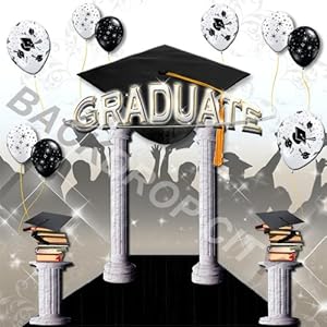 Amazon.com : 10'x10' Graduation 3 Graduate Background Backdrop : Photo
