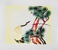 Crane and Pine Tree, 