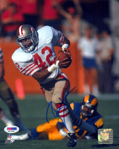 Ronnie Lott Autographed SF 49ers 8x10 Photo PSA/DNA