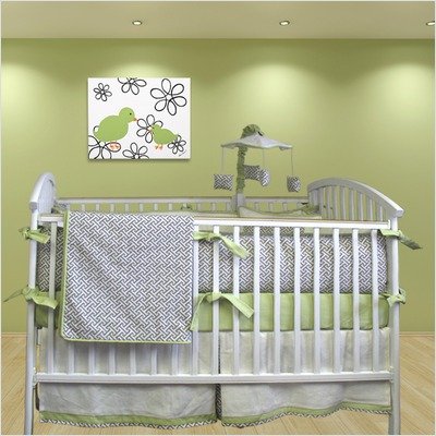 Metro Crib Bedding Collection Size: 4 Piece Set with Musical Mobile 51CyejnSejL Metro Crib Bedding Collection Size: 4 Piece Set with Musical Mobile