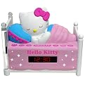 Hello Kitty Sleeping AM/FM Clock Radio with Night-Light - KT2052
