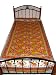 Red Indian Bedding Elephant Print Cotton Bedspread Twin Coverlet Throw