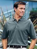 Ottoman Rib Polo Sport Shirt with Hemmed Sleeves (Big and Tall and Regular Sizes)