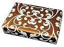 Think Posh 2 in pack - Chocolate/Mint Flock Gift Wrapping Paper - Wedding Stationery