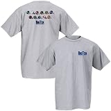 Big Ten Conference Ash Helmet Short Sleeve T-shirt