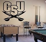 Ncaa Wall Mural Vinyl Sticker Sports Logo Charleston Southern Buccaneers (S141)