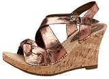 Hush Puppies Womens Maiden Wedge Sandals Copper