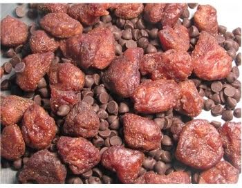 Dried Strawberry Dark Chocolate Chip Snack Mix by Gerbs - 2LB. Deal. Certified Top 10 Allergen Free - Non GMO