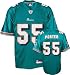 Joey Porter Jersey: Reebok Aqua Replica #55 Miami Dolphins Jersey - XX-Large