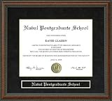 Naval Postgraduate School (NPS) Diploma Frame