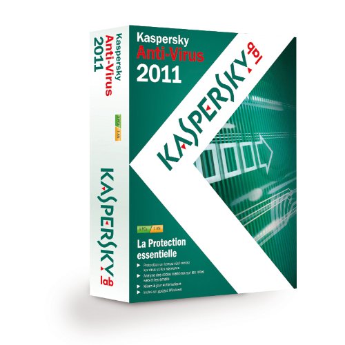Kaspersky antivirus 2011 (3 postes, 1 an)