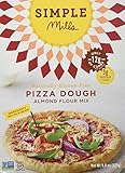 Simple Mills Pizza Dough Baking Mix, 9.8 Ounce Boxes (Pack of 3)