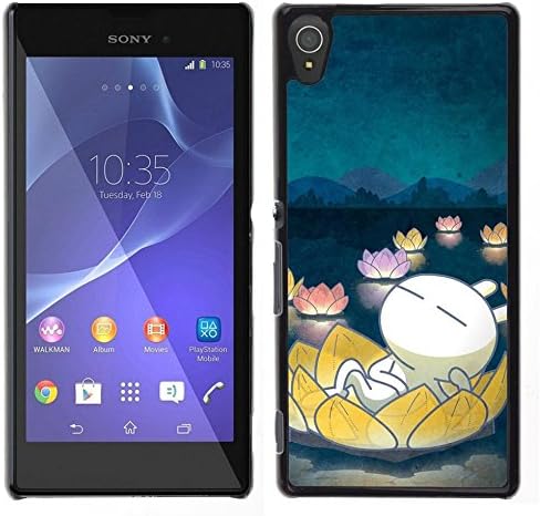 // PHONE CASE GIFT // Hard Protective Case PC Plastic Cover Case for Sony Xperia T3 / Cute Floating /