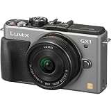 Panasonic Lumix DMC-GX1K 16 MP Micro 4/3 Compact System Camera with 3-Inch LCD Touch Screen and 14-42mm Zoom Lens (Silver)