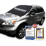 SnowOFF Car Windshield Snow Cover & Sun Shade Protector Kit for Cars & CRVs