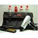 Health & Personal Care : CHI (MINI) PRO Collection Low EMF Travel Dryer (110-220V) plus Original Chi Mini Flat Iron (110-220V) with FREE Bag, FREE 2oz. Chi Silk Infusion, FREE 2oz Chi 44 Iron Guard, FREE 2oz Chi Infra Treatment & FREE 2oz Chi Infra Shampoo