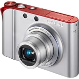 Samsung TL34HD 14.7MP Digital Camera with 3.6x Schneider Optical Image Stabilized Zoom (Red)