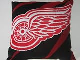 DETROIT RED WINGS Soft Knit Team Logo Throw Pillow 18 x 18 x 6