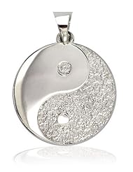 Large Yin and Yang Medallion Charm Pendant Jewelry