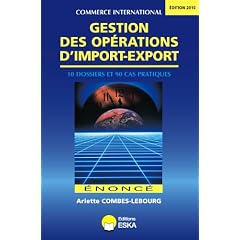 Gestion des Op�rations d'Import-Export. Enonce Edition 2010