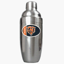 Chicago Bears Stainless 25 Ounce Steel Cocktail Shaker by Great American Products
