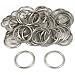 50 Steel Split Rings Key Chain Connector Parts 32mm