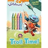 troll time wallykazam color plus crayons and sticker