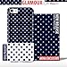 5c case polka dots, Akna Glamour Series [Flexible TPU]*[High Impact]*[Teen Girl Case] Soft Back Cover for iPhone 5C - [Royal Polka Dots]** Indestructible