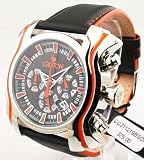 MENS CROTON LEATHER CHRONOGRAPH DATE WATCH CC311219BSOR