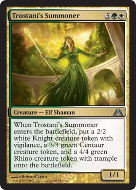 Magic: the Gathering - Trostani's Summoner - Dragon's Maze On Sale