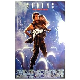 Posters: Aliens - The Movie Poster - 2: Sigourney Weaver by James Cameron (39 x 28 inches)