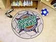 North Texas Mean Green 29" Round Soccer Ball Floor Mat (Rug)
