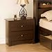 Prepac EDC-2422 Fremont Collection 2 Drawer Night Stand - Espresso