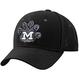Zephyr Michigan Wolverines Black Vortex Fitted Hat