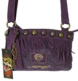 NEW Ed Hardy Bohemian FRANNIE Shoulder Bag Purple