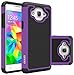 Galaxy On5 Case, OEAGO Samsung Galaxy On 5 Case Cover Accessories - Shock-Absorption Dual Layer Defender Protective Case Cover For Samsung Galaxy On5 G550 - Purple