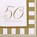 Golden 50th Anniversary Lunch Napkins 16ct