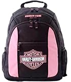 Harley-Davidson® Bar & Shield® Backpack. Three exterior compartments with this Back Pack. BP1965S-Pink