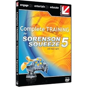 Class on Demand: Complete Training for Sorenson Squeeze 5 Educational Training Tutorial DVD Hosted with Nate Caplin, 90800