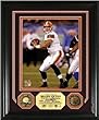 Brady Quinn Photo Mint with 2 24KT Gold Coins - Cleveland Browns Plaque