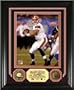 Brady Quinn Photo Mint with 2 24KT Gold Coins - Cleveland Browns Plaque