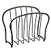 InterDesign York Lyra Newspaper and Magazine Rack for Bathroom, Office, Den - Bronze