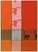 Waffle Weave 100% Cotton Cat Orange Dishtowel 18" X 28" Set / 6