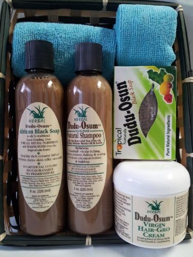 Dudu Osun Herbal Bathroom Gift Set Basket 6pcs