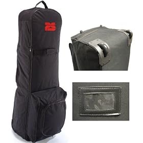 Deluxe Golf Bag Travel Cover With Wheels