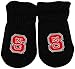 North Carolina State University Newborn Baby Bootie Sock