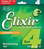 Elixir Nanoweb Medium Electric Bass Strings