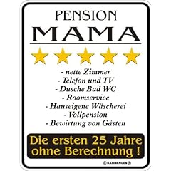 Fun-Schild - Pension Mama, 17 x 22 cm