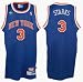 John Starks New York Knicks #3 Retro Swingman Adidas NBA Basketball Jersey (Blue)