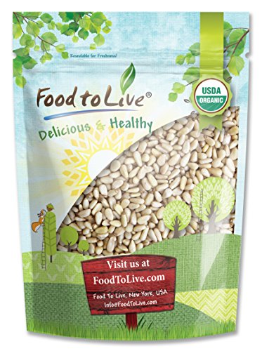 Food To Live ® Organic Pine Nuts / Pignolias (2 Pounds)